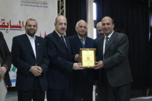 Ceremony honoring the winners of the competition shortage for them